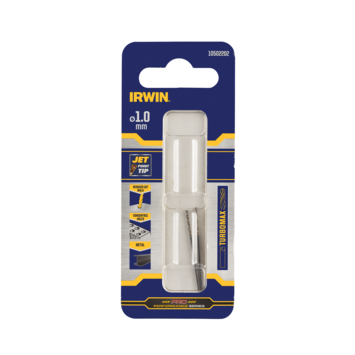 Irwin turbomax metaalboor Ø1 mm 2 stuks