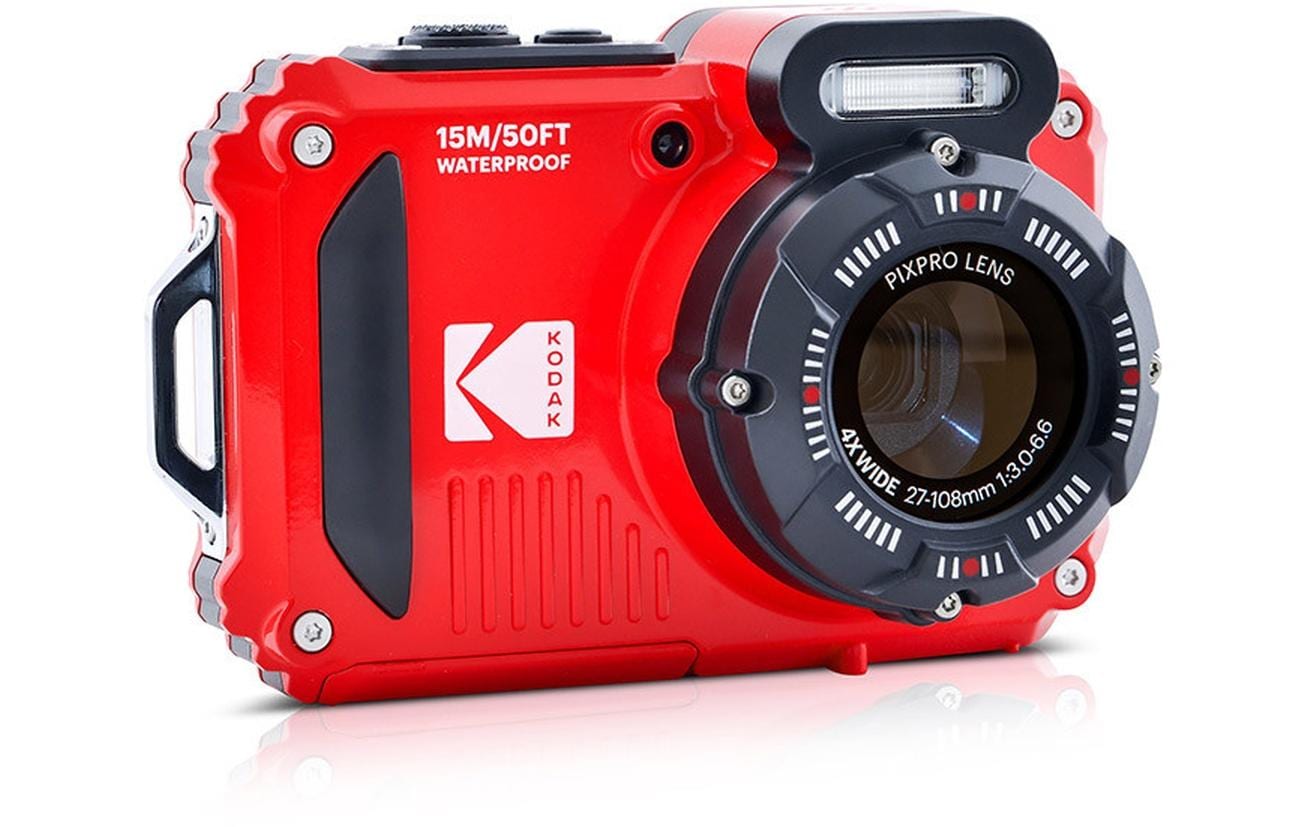 Unterwasserkamera PixPro WPZ2 Rot<br>Wasser-, stoss- und staubdichte, Point & Shoot-Kamera