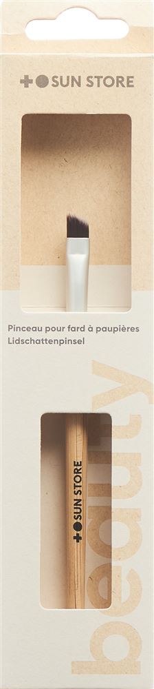 SUNSTORE Beauty Beauty Bamboo Lidschattenpinsel<br>1 Stück, schräg flach 100% vegan