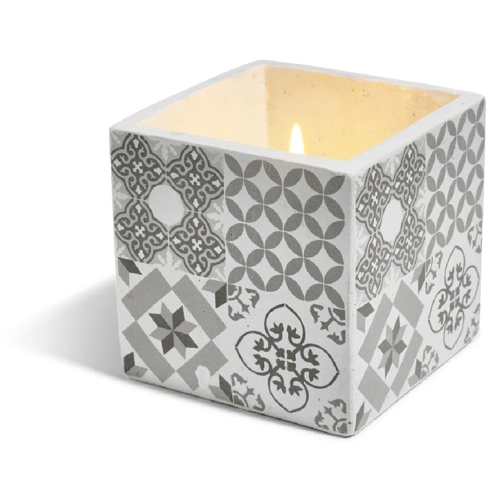 Bougie citronnelle ciment