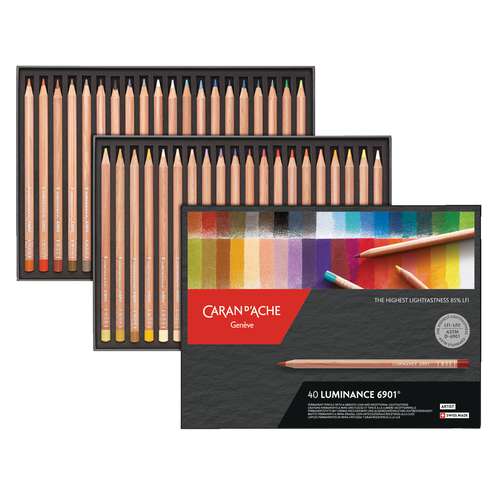 CARAN D'ACHE® LUMINANCE 6901® Künstler-Farbstifte, Sets