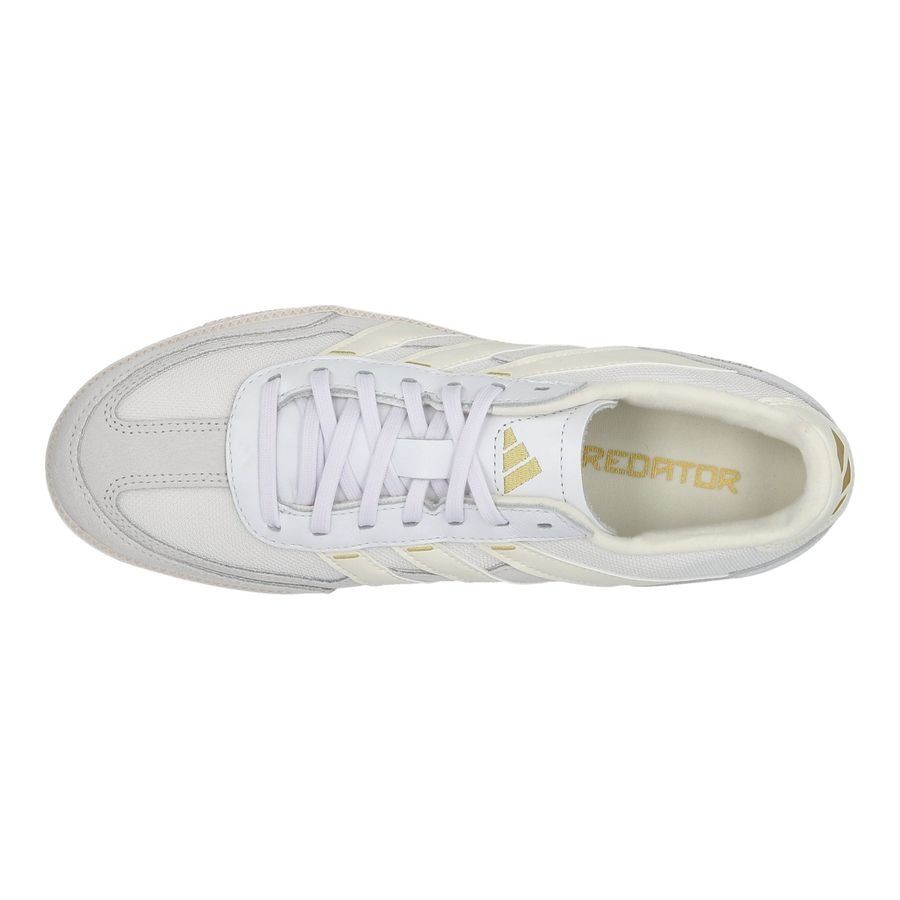 adidas Predator Freestyle IN Day Spark - Blanc/Blanc/Doré