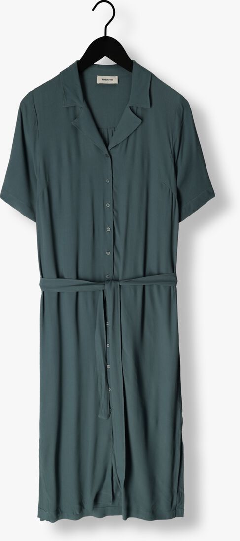 MODSTR\u00D6M petrol modstr&ouml;m midi jurk dafnemd long dress