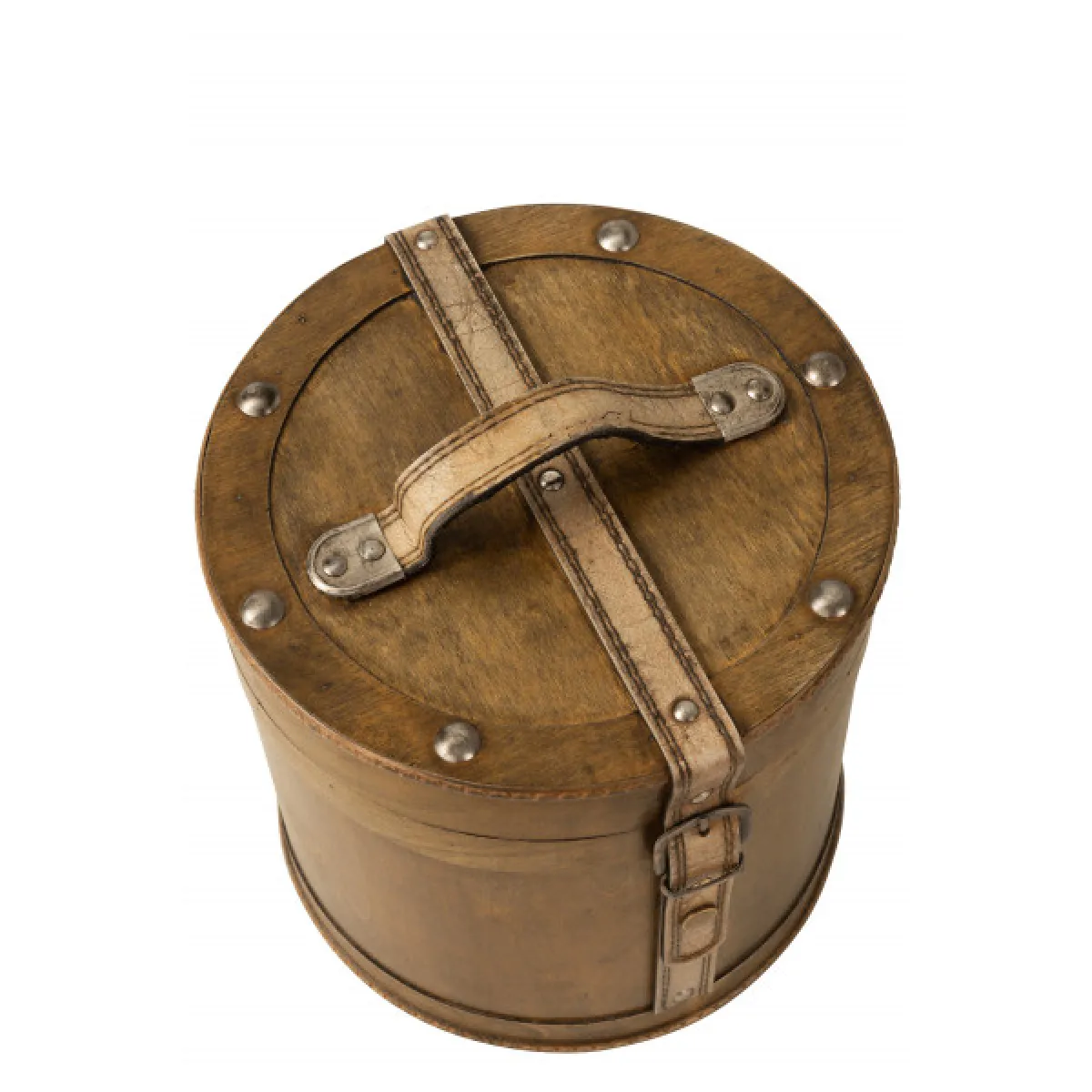 Dansmamaison Coffres Ronds Bois Beige