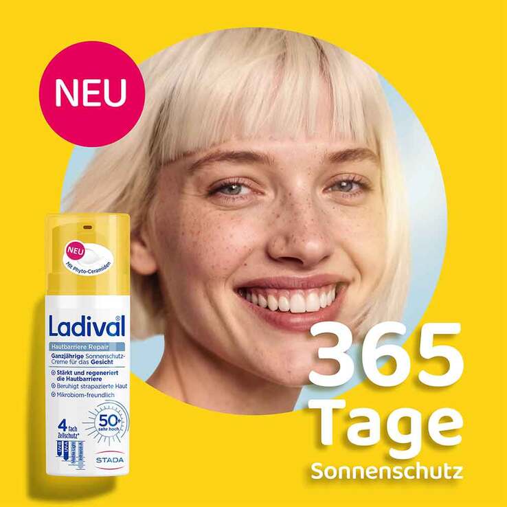 Ladival Hautbarriere Repair Sonnenschutz Creme LSF 50 +, 50 ml