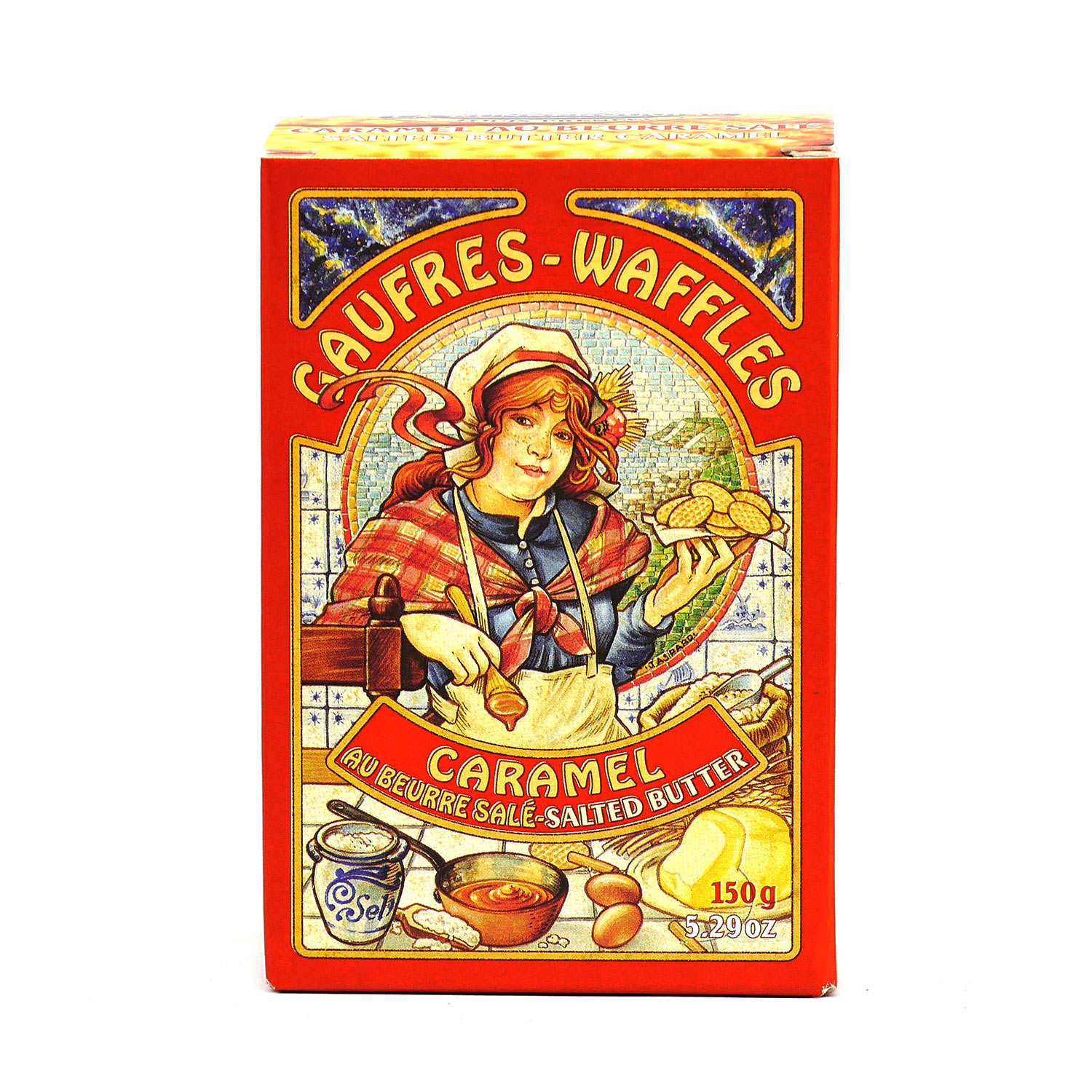 Gaufres flamandes au caramel au beurre salé - La Dunkerquoise