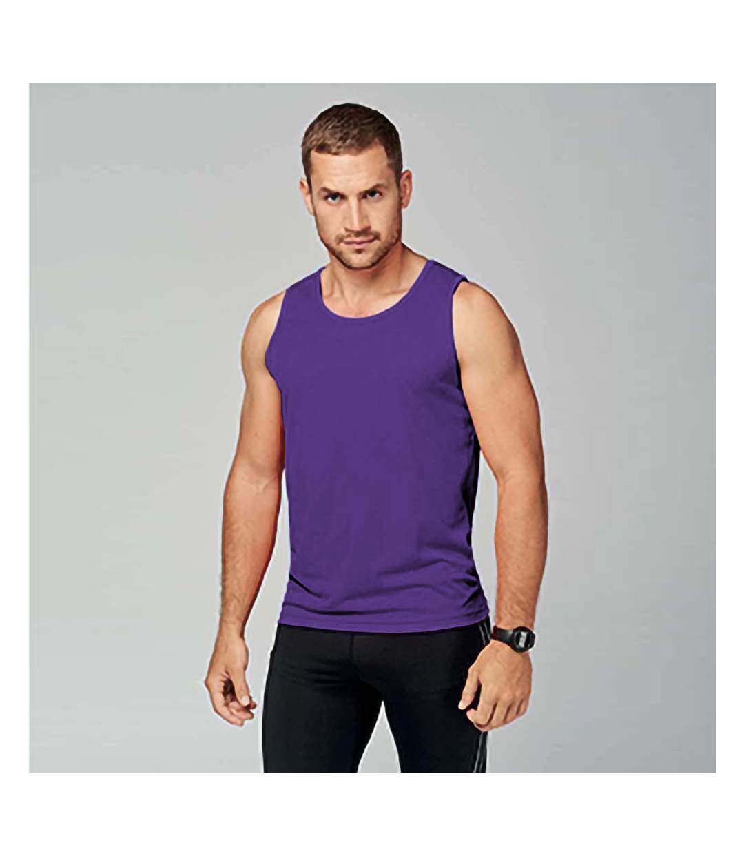 Kariban - Débardeur de sport - Homme (Violet) - UTRW2719