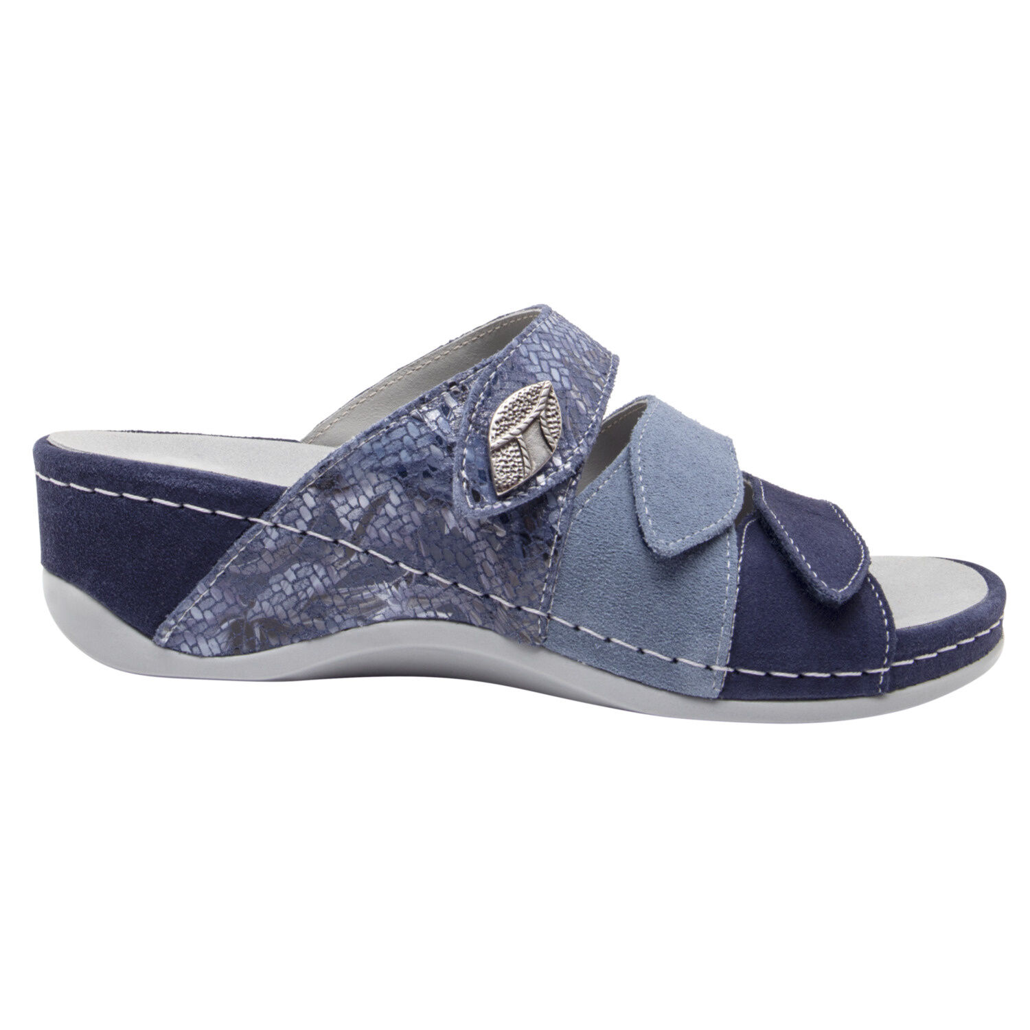 MUBB Pantolette für Damen aus einem Ledermix