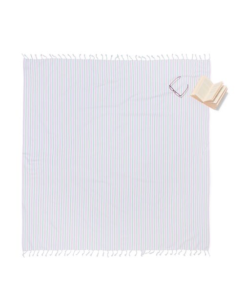 serviette de hammam 160x180 rayures