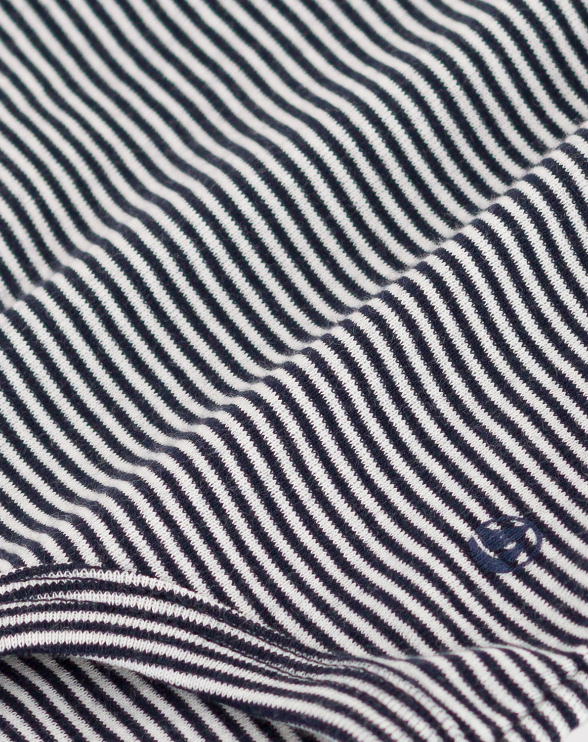 Kurzarm-Body POLO STRIPES in smoking/marshmallow