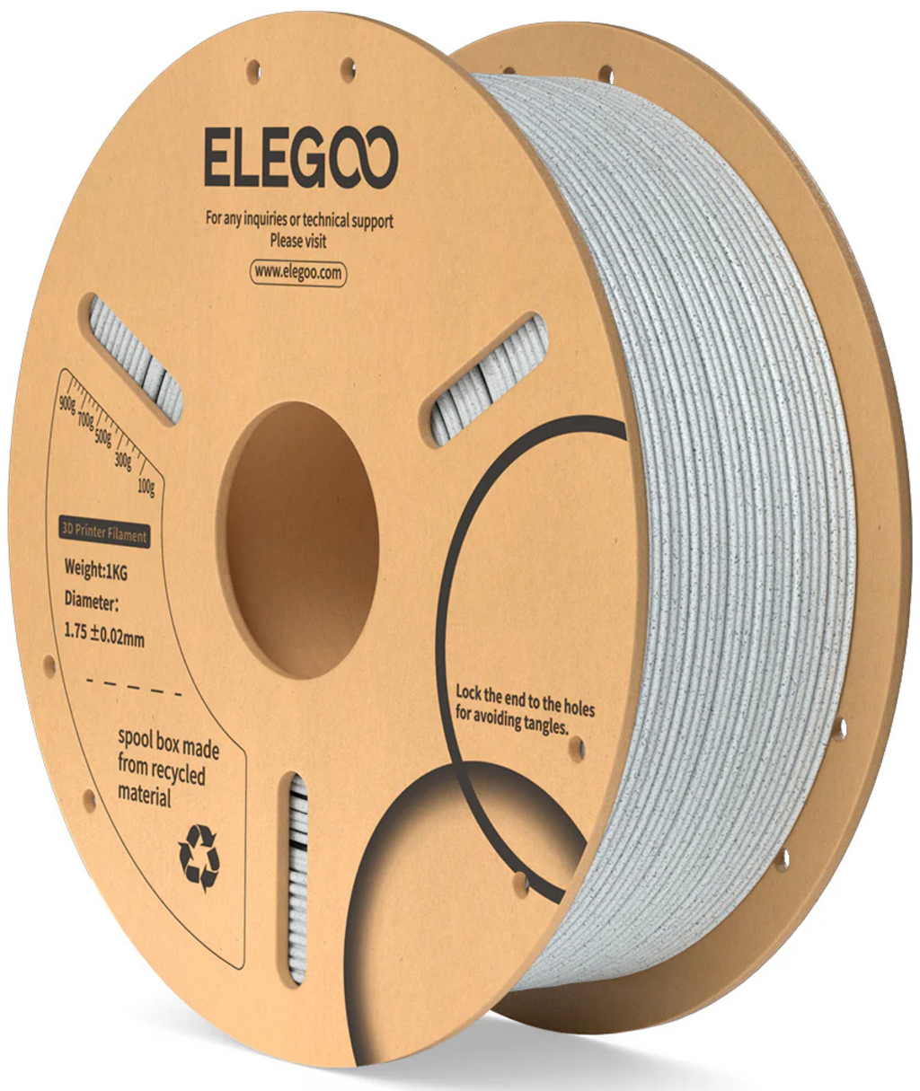 Elegoo  PLA Marble, 1,75 mm / 1000 g    Anfängerfreundliches PLA mit Marmor Effekt