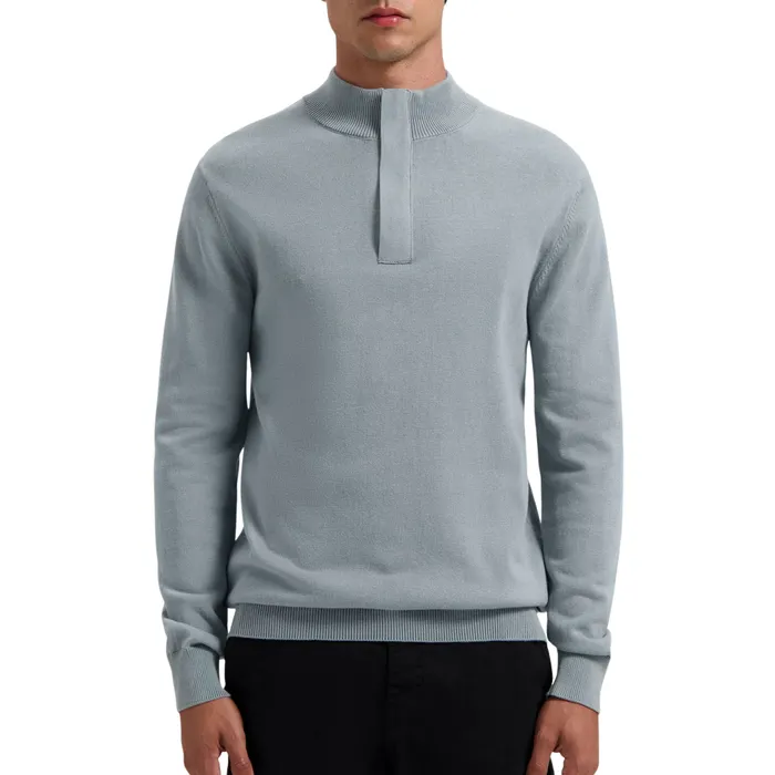 Pure Path Knitwear Hidden Halfzip Sweater Heren