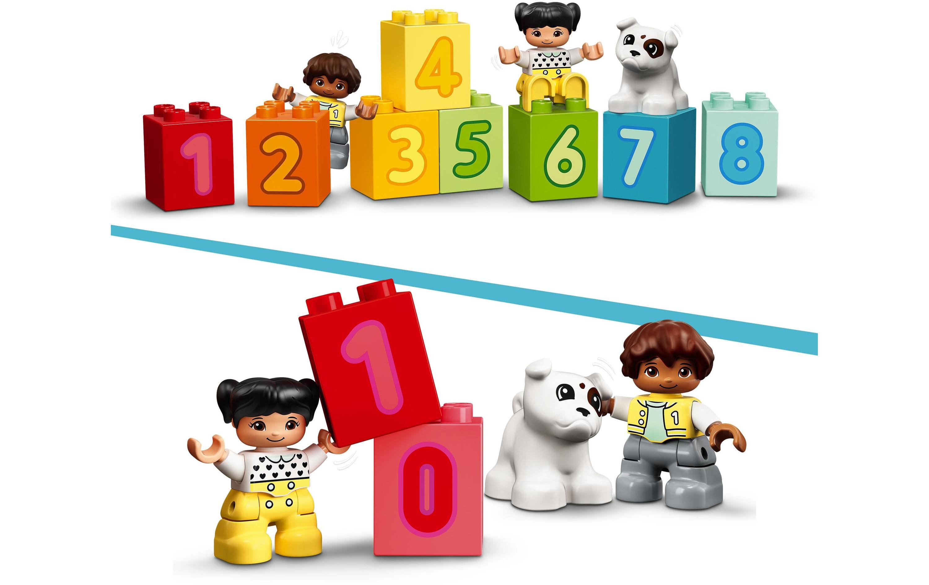 DUPLO® Zahlenzug – Zählen lernen 10954Zahlenzug zum Bauen, Spielen und Lernen