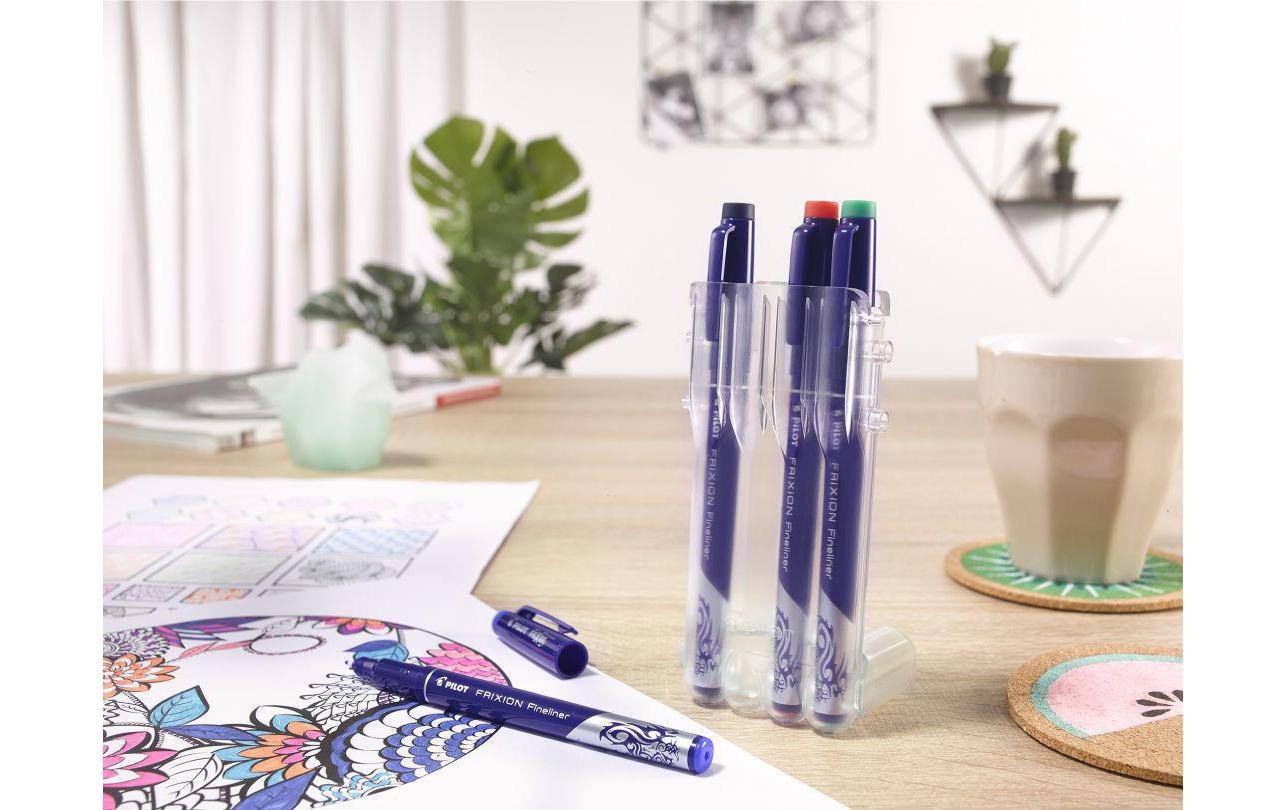 Fineliner FriXion Evolutive Set Feine Spitze, 4 FarbenFeinschreiber mit löschbarer Tinte