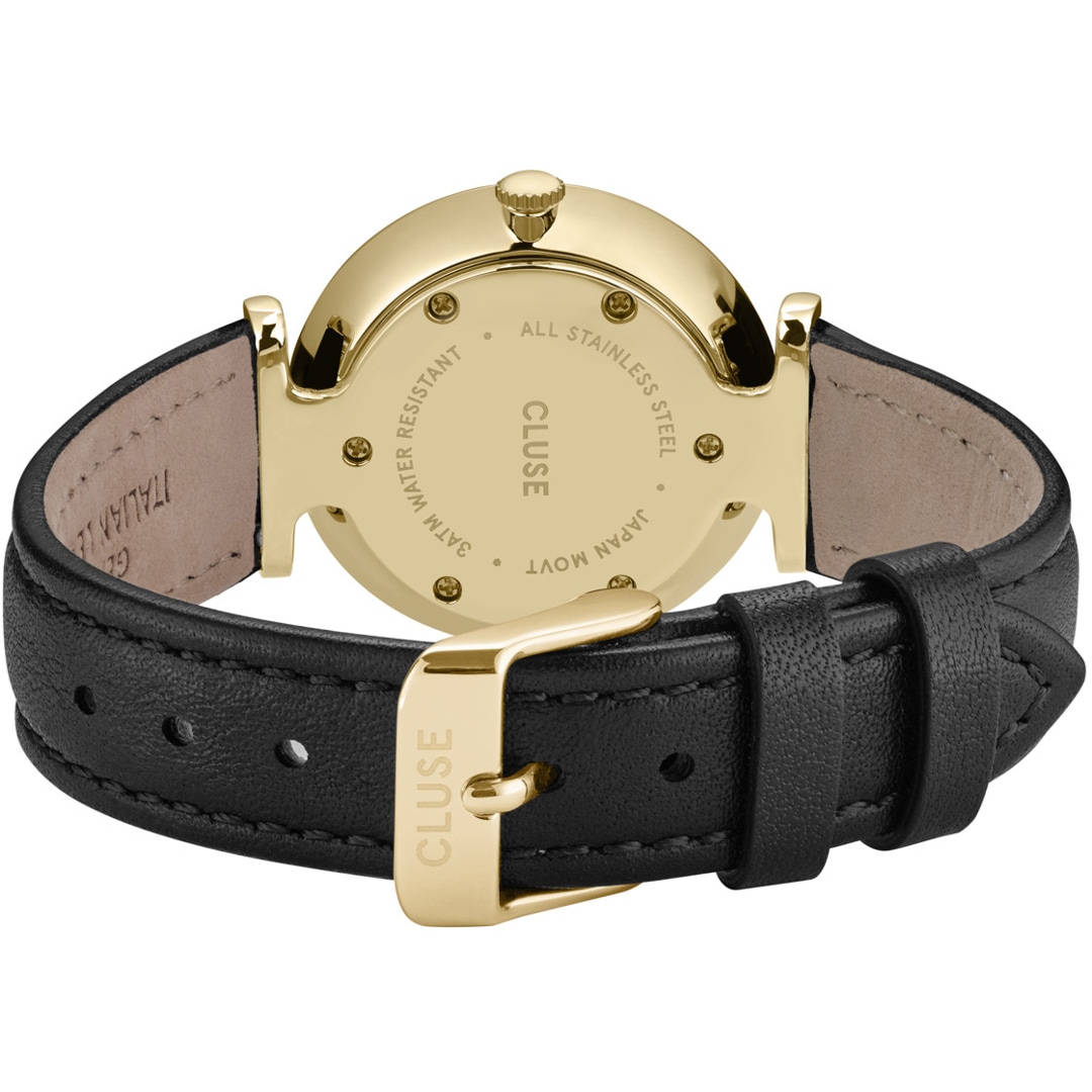 Cluse Triomphe Leather Black / Gold