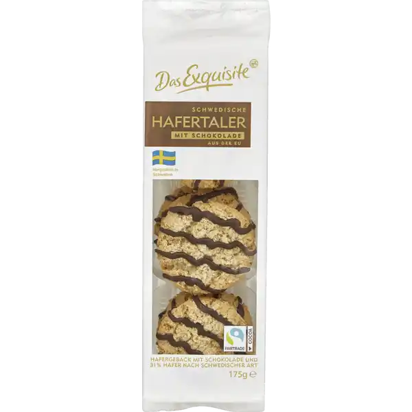 Hafertaler mit Schokolade