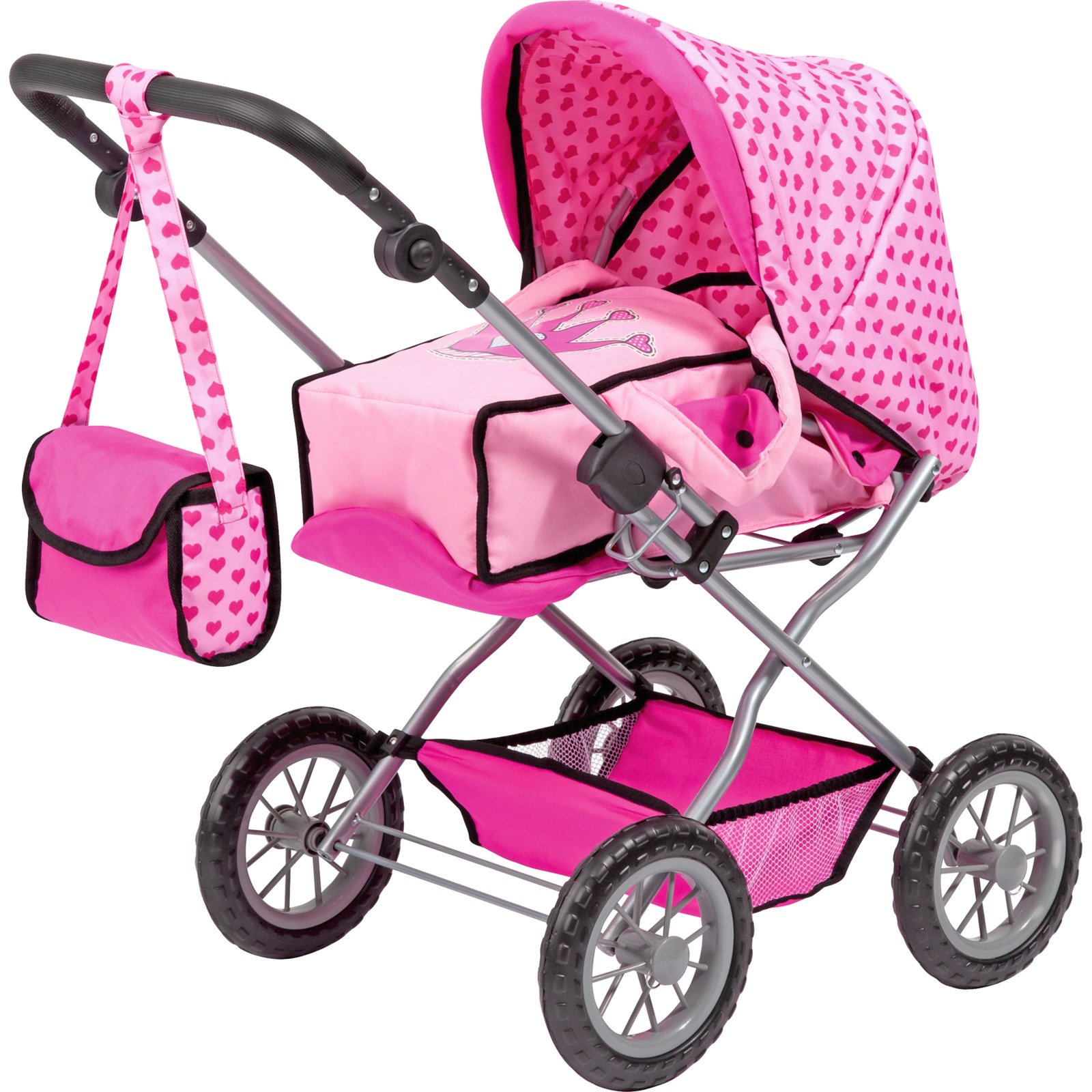 Bayer Puppenwagen 46-75cm Krone