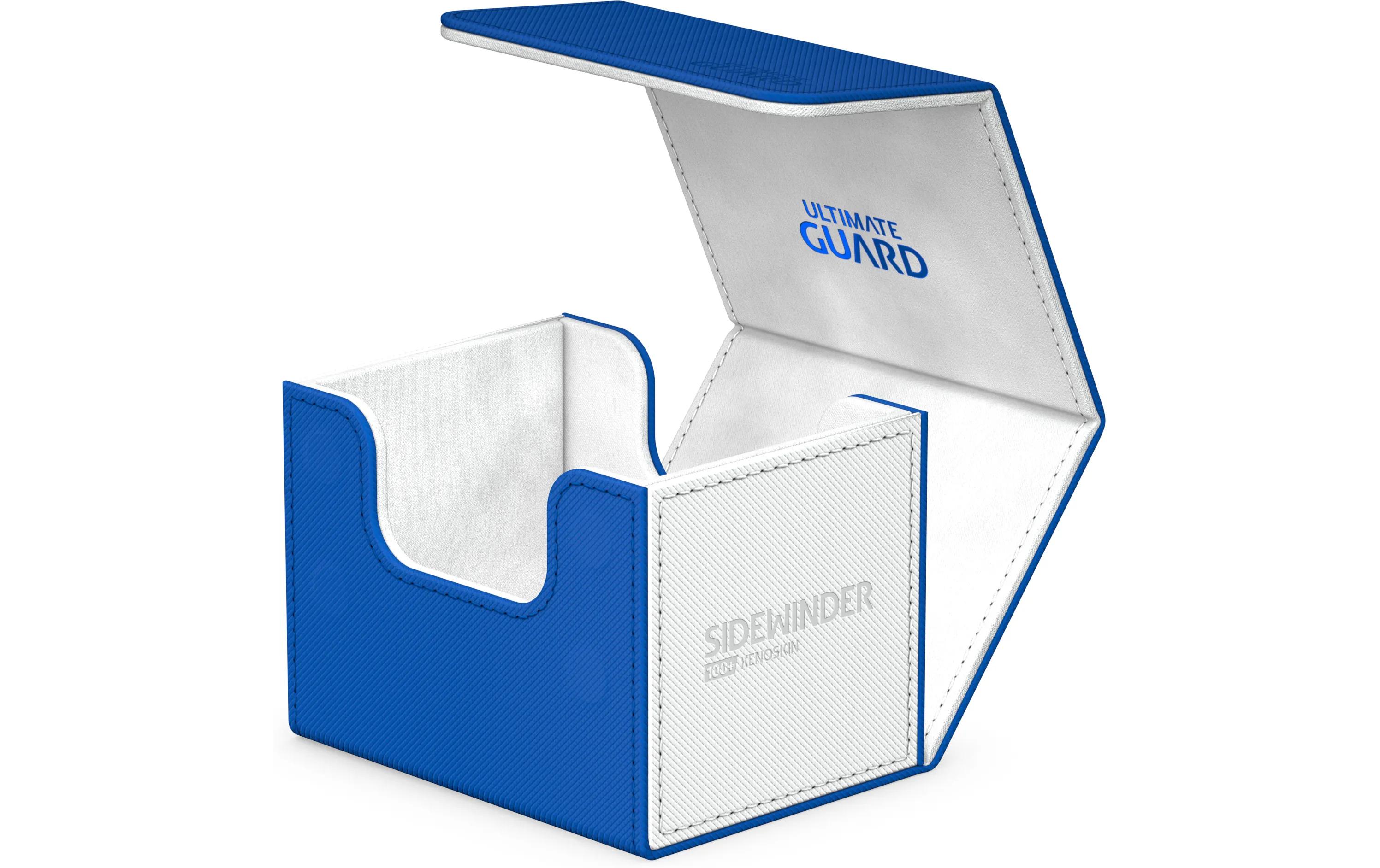 Kartenbox XenoSkin Synergy Sidewinder 100+ Blau/WeissHochwertige Box für Sammelkarten in Standardgrösse