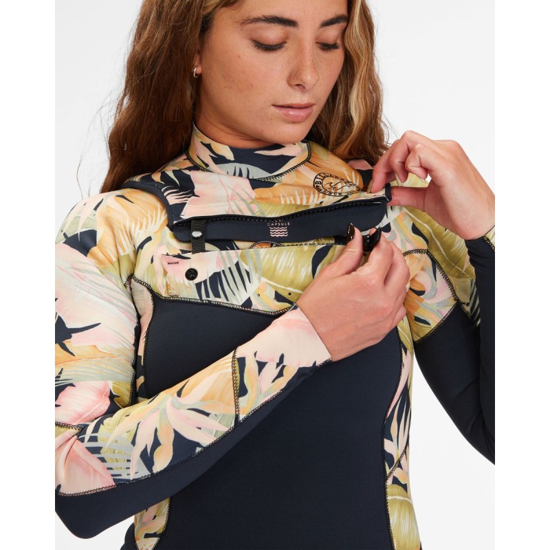 Combinaison Femme Billabong Salty Dayz FZip 4/3mm - The Corner Shop