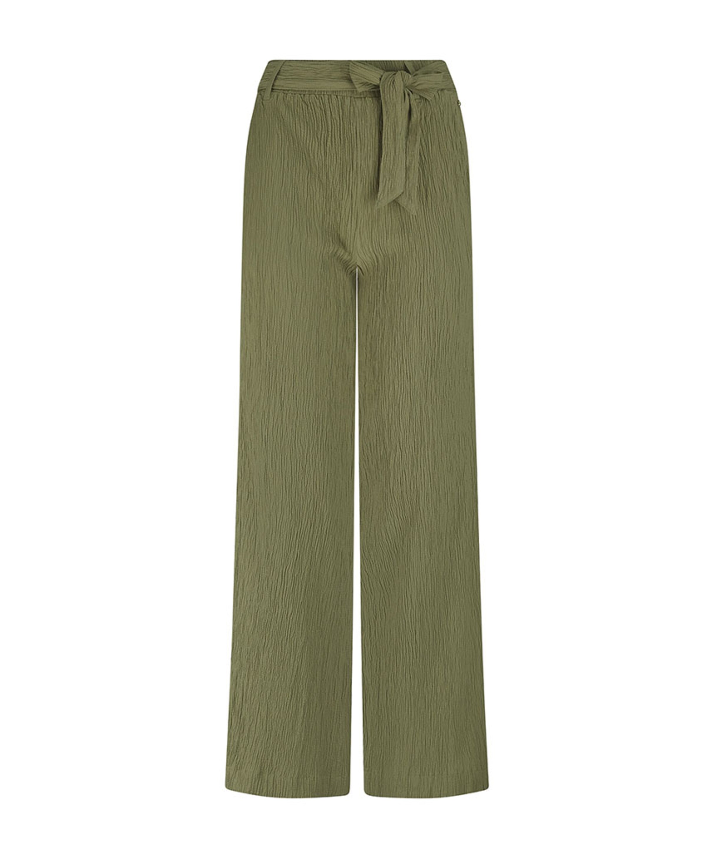 Tramontana Creased Wide-Leg dames broek groen