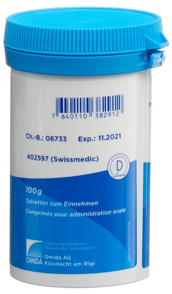 Omida Nr4 Kalium chloratum 12 D<br>100 g, Dose, Tablette