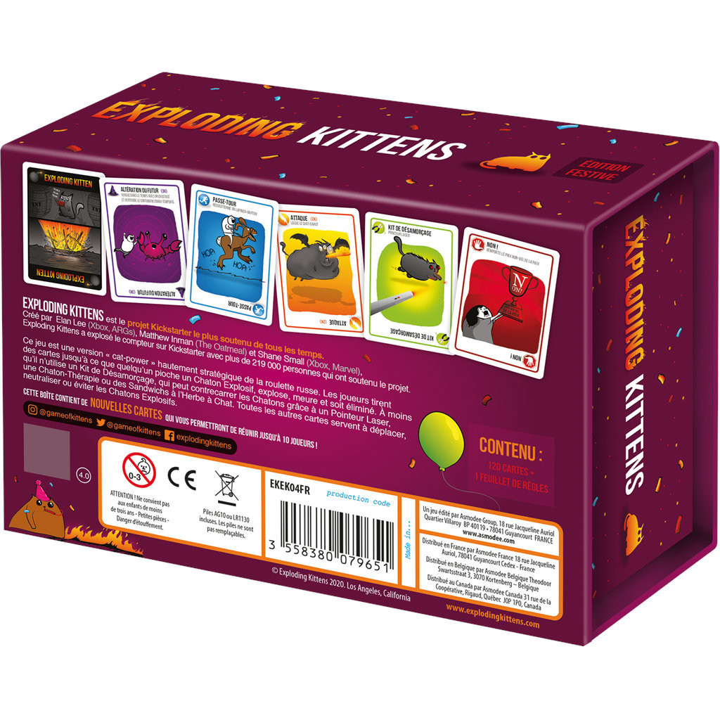 Exploding Kittens : Edition Festive