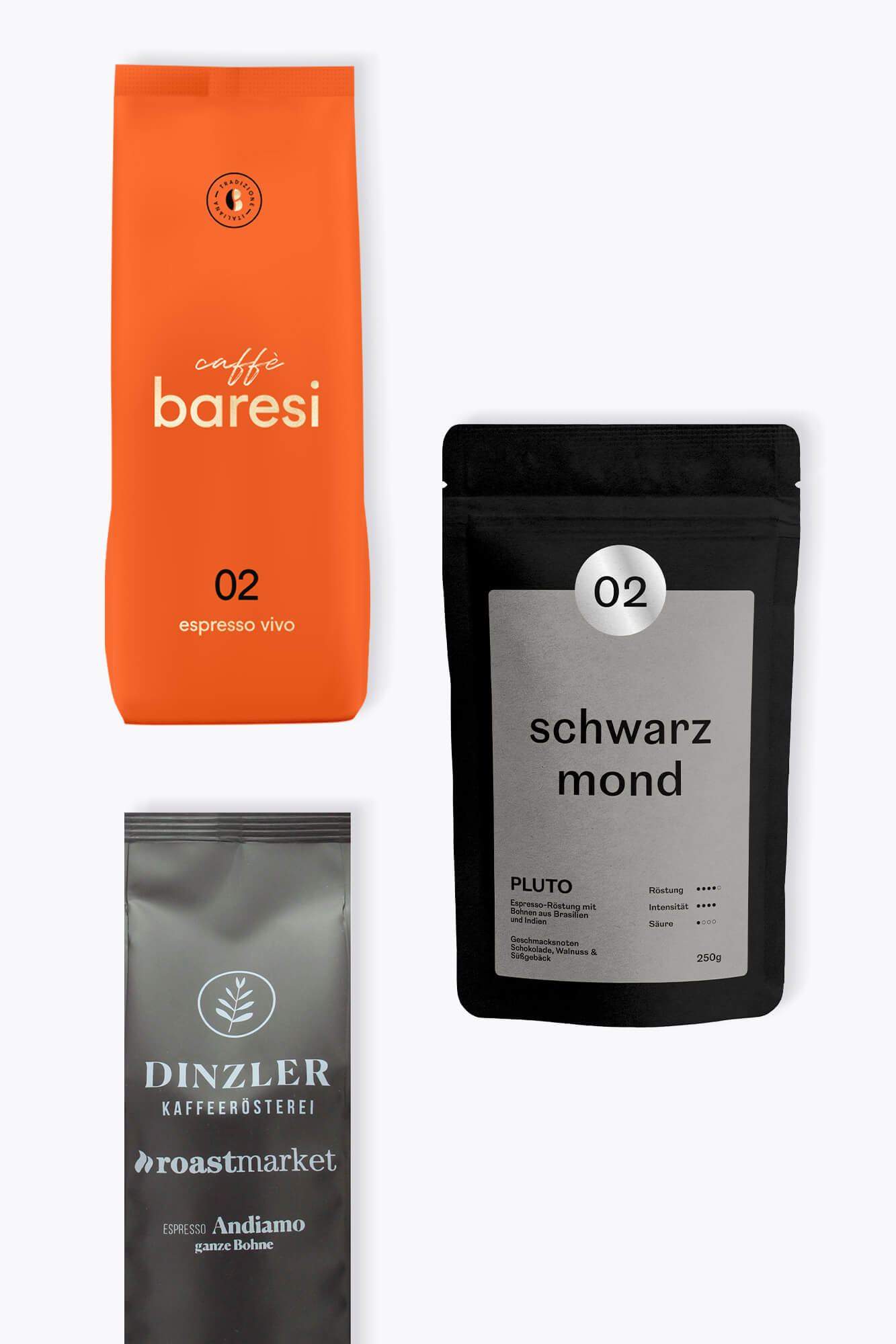 Espresso für Espressokocher - Probierpaket 750g