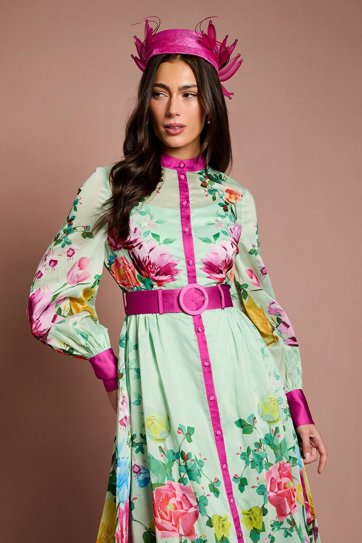 Coast Robe Chemise En Organza Imprimé Lisa Tan