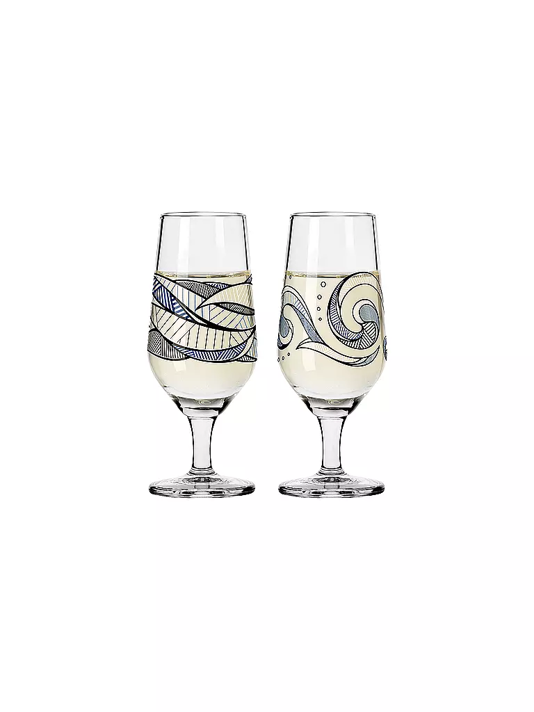 RITZENHOFF Schnapsglas 2-er Set BRAUCHZEIT #5 und #6 Andreas Preis 2023 bunt