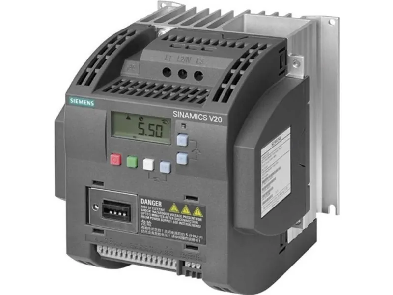 Siemens 6SL3210-5BE24-0UV0, Sort, IP20, 380 - 480 V, 140 mm, 165 mm, 160 mm