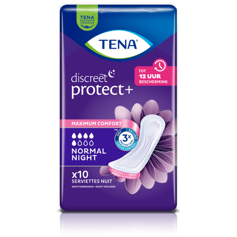 Tena Discreet protect+ normal night