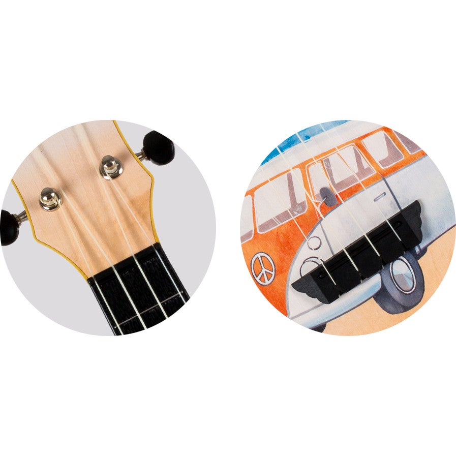 Flight Travel Series TUS25 Bus sopraan travel ukelele met gigbag