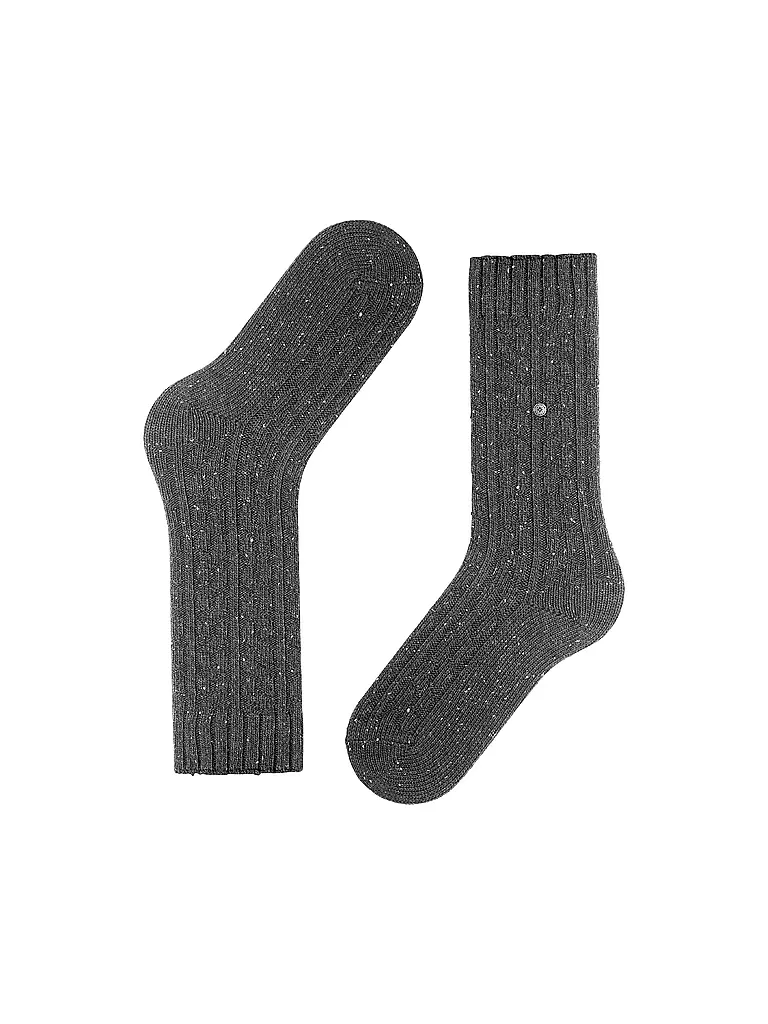 BURLINGTON Damen Socken TWEED TALES 36-41carbon melange grau