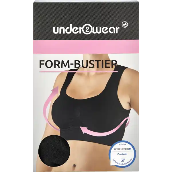 Formendes Bustier schwarz Gr. L