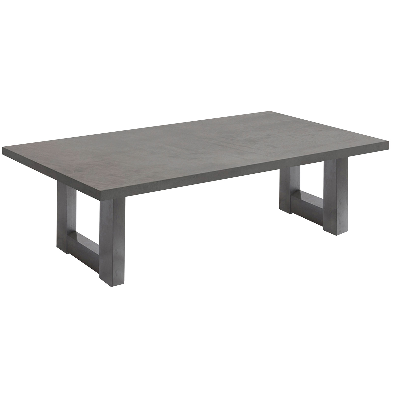 Couchtisch - Graphit - U-Gestell - 120x70 cm