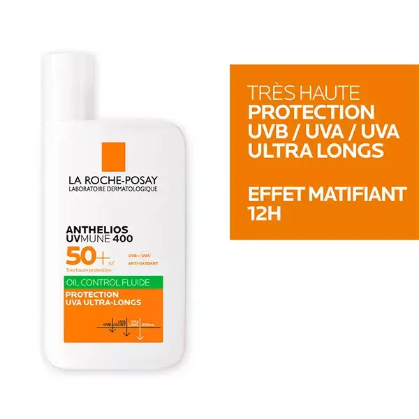 La Roche Posay Routine Anti-Imperfections Effaclar Sérum 30ml & Anthelios UVMune 400 Oil Control SPF50+ 50ml