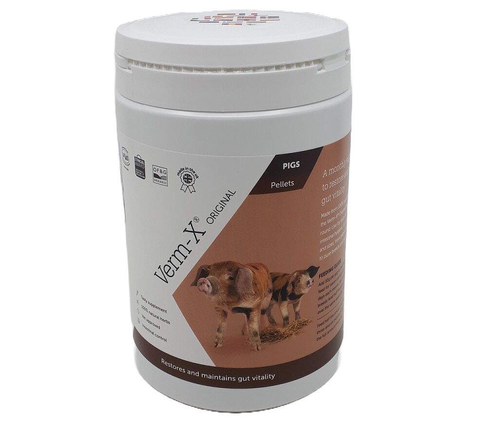 Verm-x Varken brokjes - Maag en darm supplement - 750 Gram