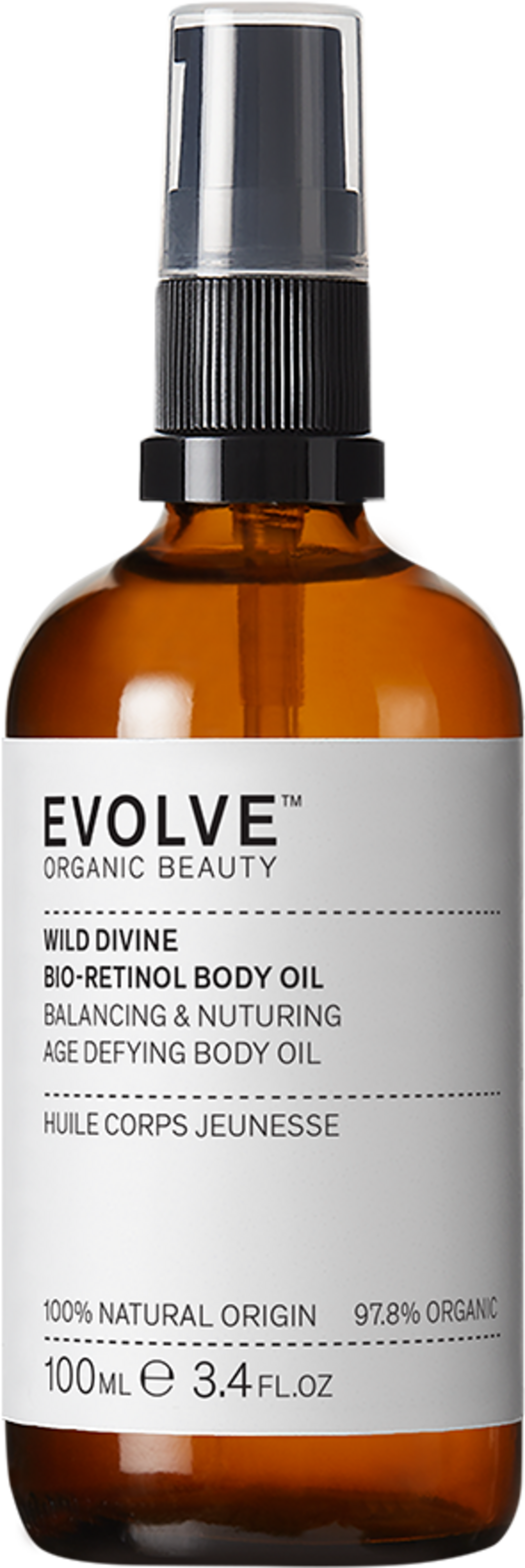 Evolve Organic Beauty  Wild Divine Bio-Retinol Body Oil, 100 ml