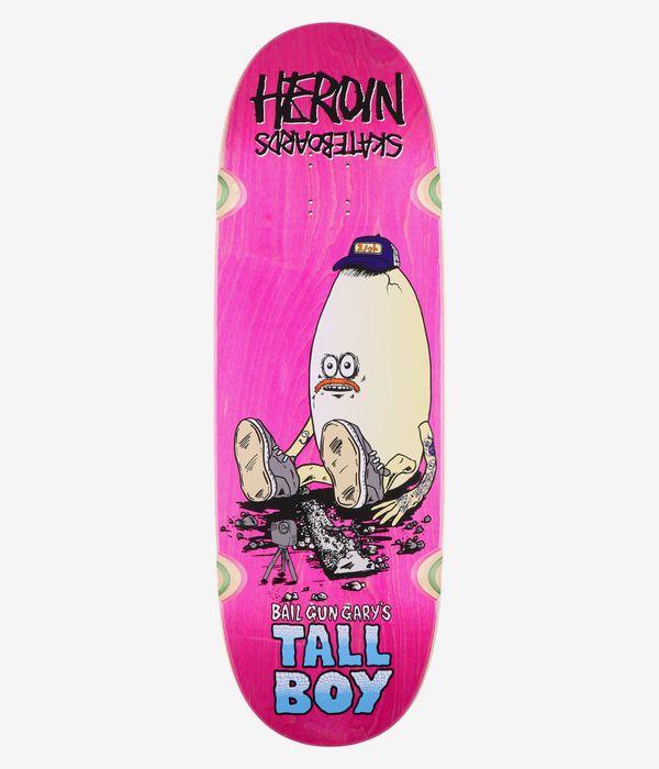 Heroin Skateboards Bail Gun Gary's Tall Boy 10.25
