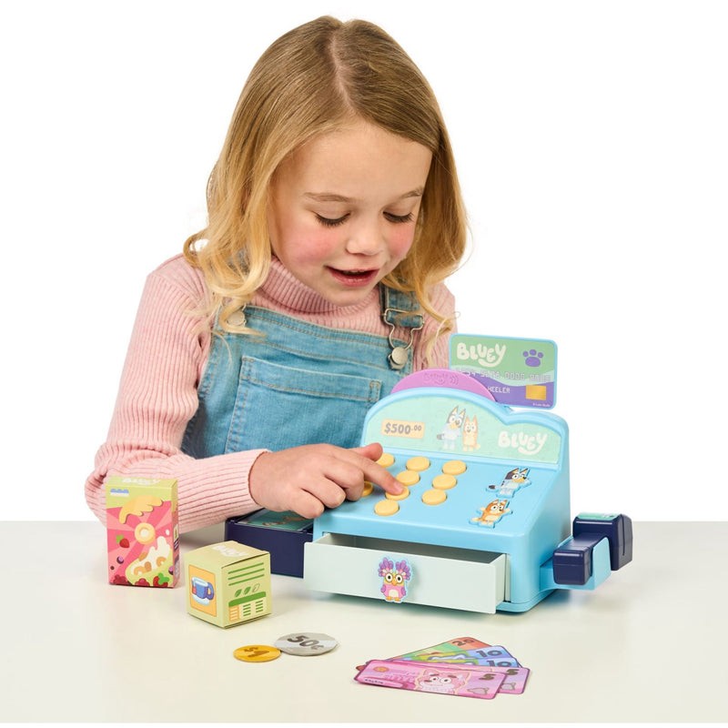 Bluey - Bluey Kasseaparat med interaktive lyde