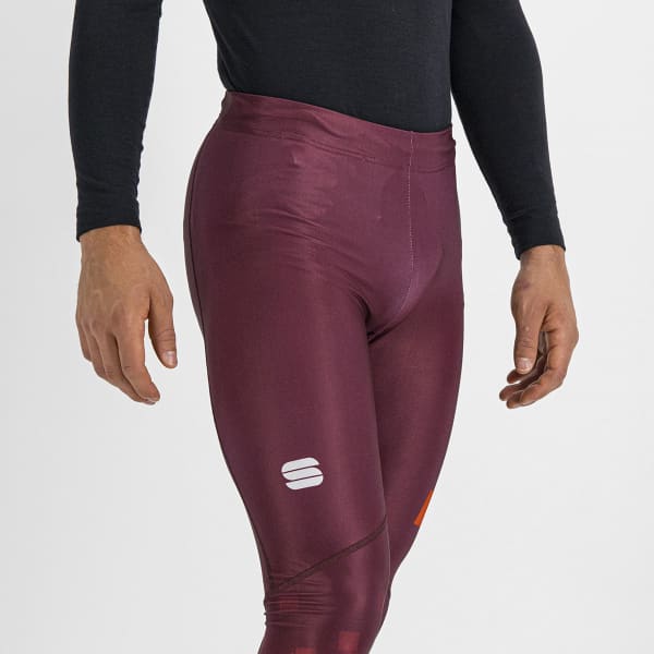 Collant ski de fond SPORTFUL SQUADRA TIGHT RED WINE/RED RUMBA