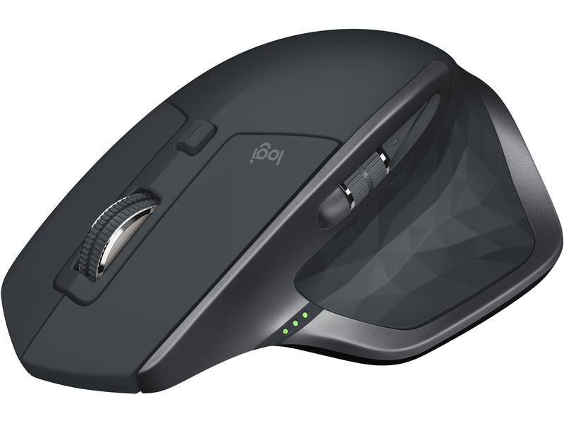Logitech Maus MX Master 2S graphite Präzisionsmaus mit «Logitech Flow»-Technologie