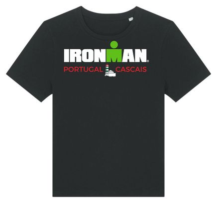 T-Shirt Manches Courtes Ironman Portugal-Cascais Noir Femme