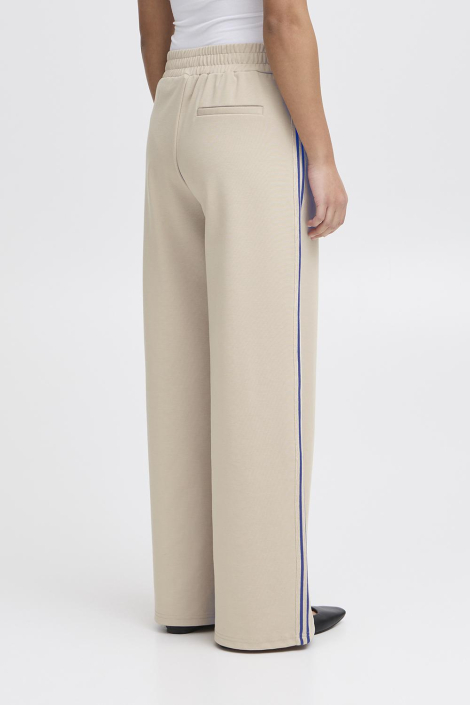 Ichi beige dames broek