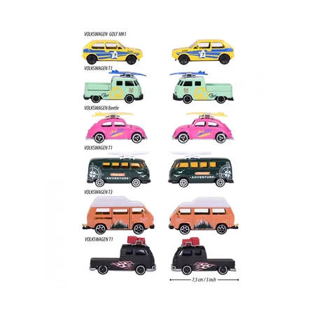 Majorette VW The Originals Premium Cars, 1 Stück, 6-fach sortiert