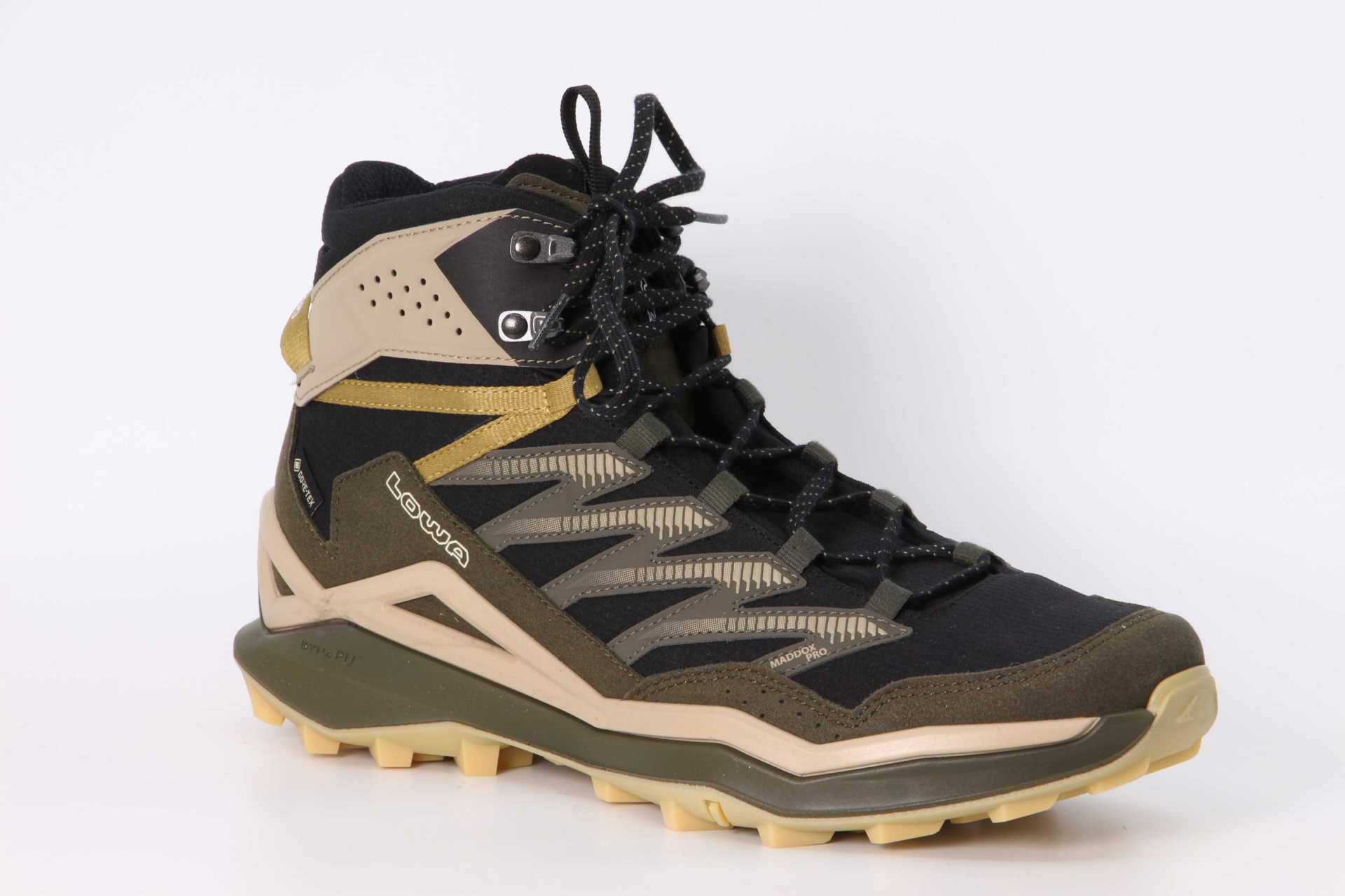 Lowa Maddox Pro GTX Mid schwarz / oliv