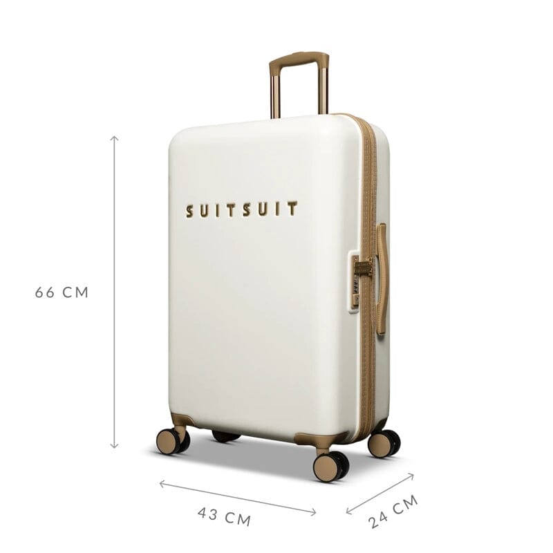 SUITSUIT Fusion Trolley Spinner M White Swan