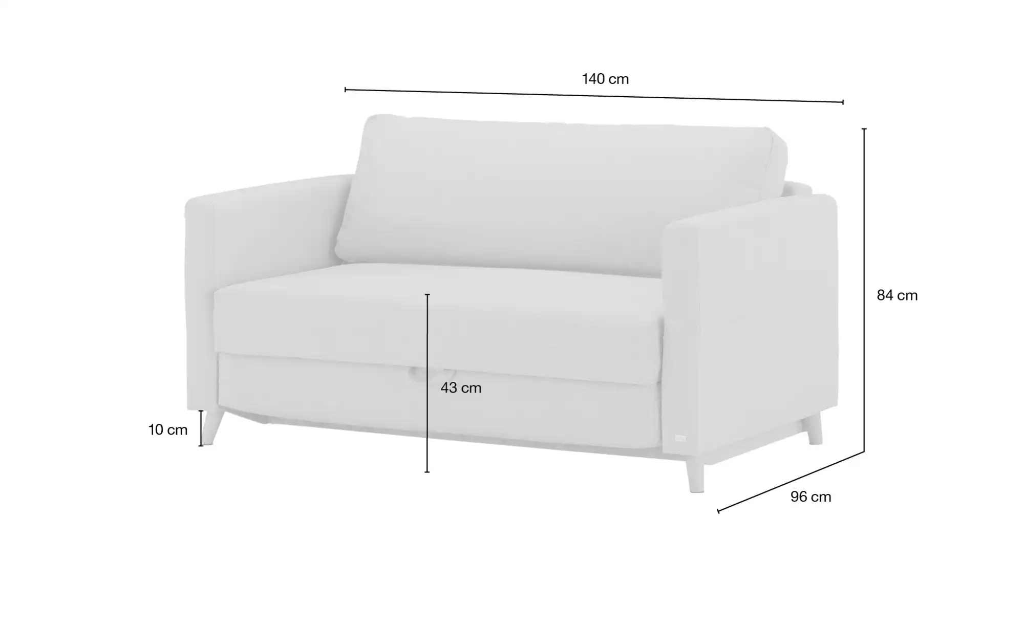 RUF Schlafsofa Soluna Flex