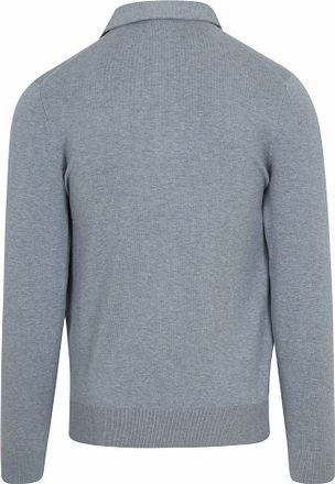 Profuomo Longsleeve Poloshirt Luxury Basic Blauw PPWJ10002D-M kopen
