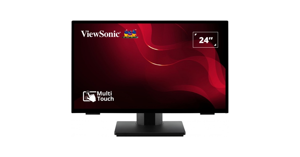 ViewSonicFrameless Touch monitor met 10-punts PCAP 24